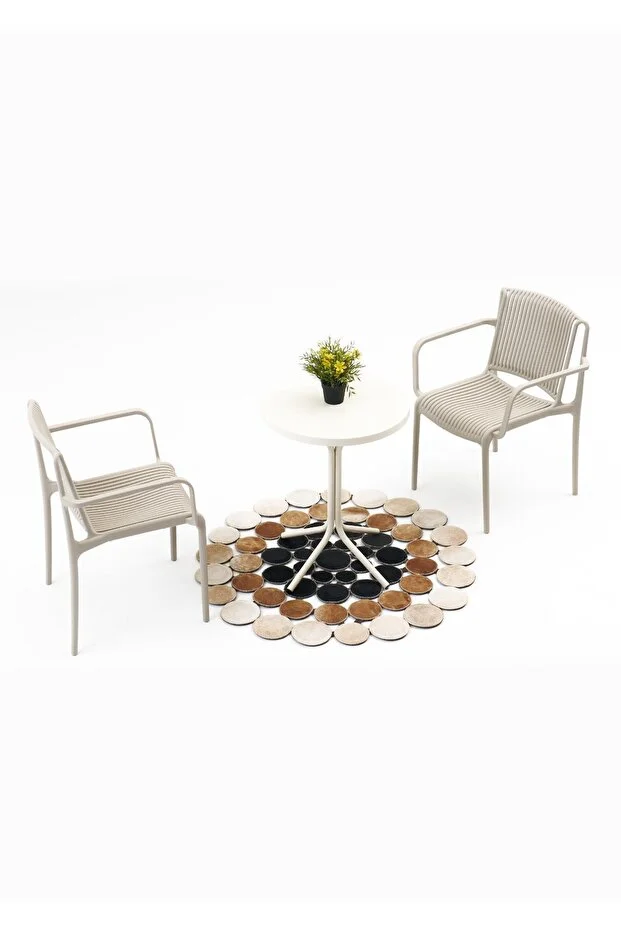 Nes Kollu Bahçe Balkon Bistro Masa Takımı